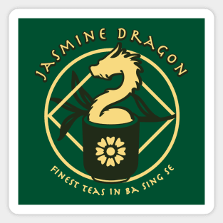 Jasmine Dragon - Geometric Design Sticker